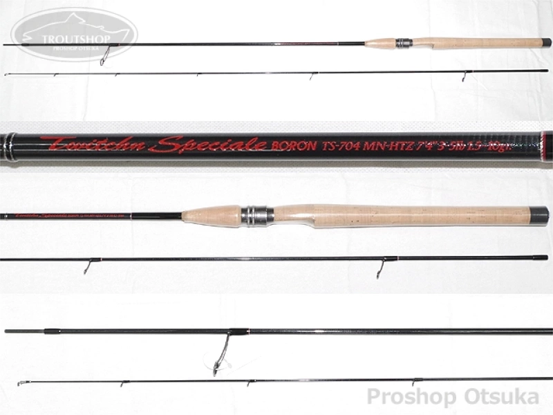 M&Nコーポレーション TS-704MN-HTZ 7.4ft ライン3-5lb ルアー1.5-10g -