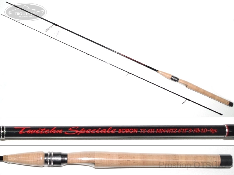 M&Nコーポレーション TS-611MN-HTZ 6ft11in ライン3-5lb ルアー1-9g -