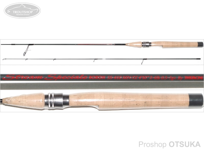 M&Nコーポレーション SS-410MN-TZ 4.10ft ライン2-4lb ルアー0.5-5g
