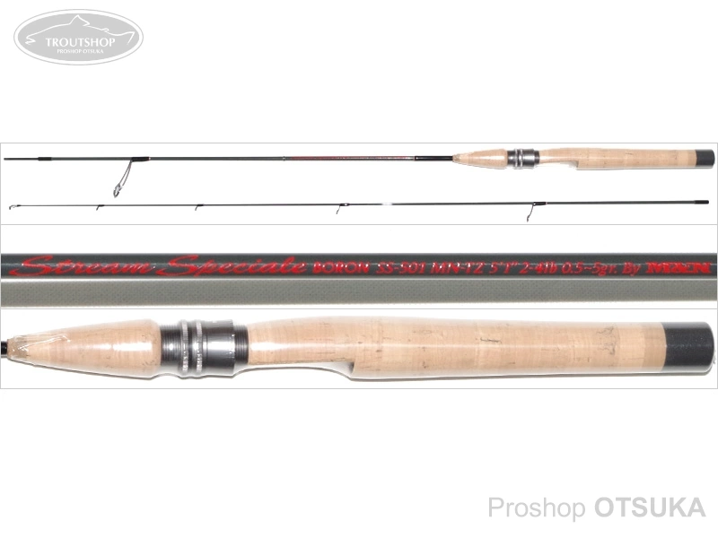 M&Nコーポレーション SS-501MN-TZ 5.1ft ライン2-4lb ルアー0.5-5g