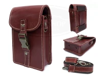 レザースタイルペルフェット マニエラ  - マニエラVI 3ウェイケース #オイルドペルフェレッド 19X12X5.5cm