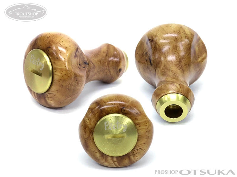プレトリー バルーンノブ花梨瘤 艶なし 最大径部:約31mm 最小クビレ部
