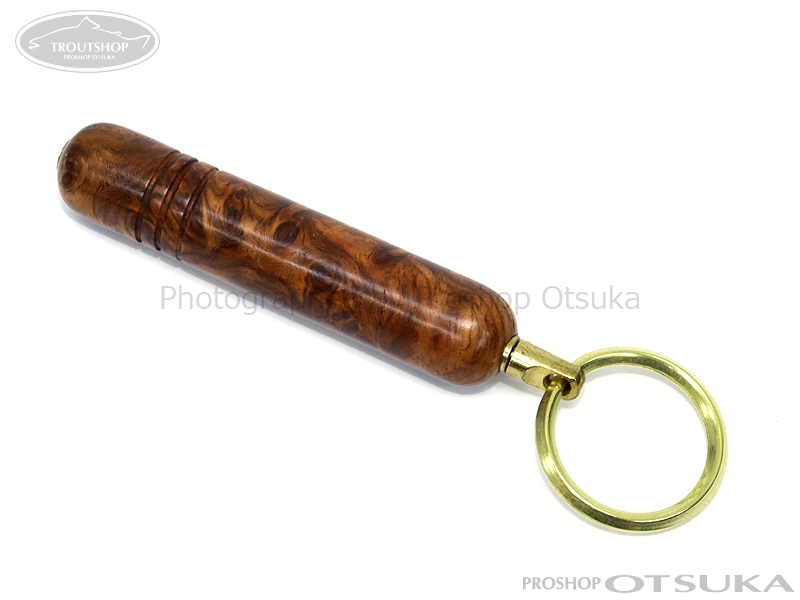 ワイズカスタム キーホルダー ウッド全長65mmX直径13mm #花梨 の通販