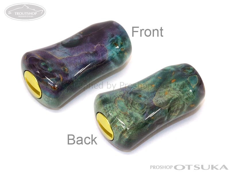 わたらせ樹脂工房製スタビライズドウッドノブ左シマノ用 国内送料当社負担 わたらせ樹脂工房 ウッドノブ シマノ左用