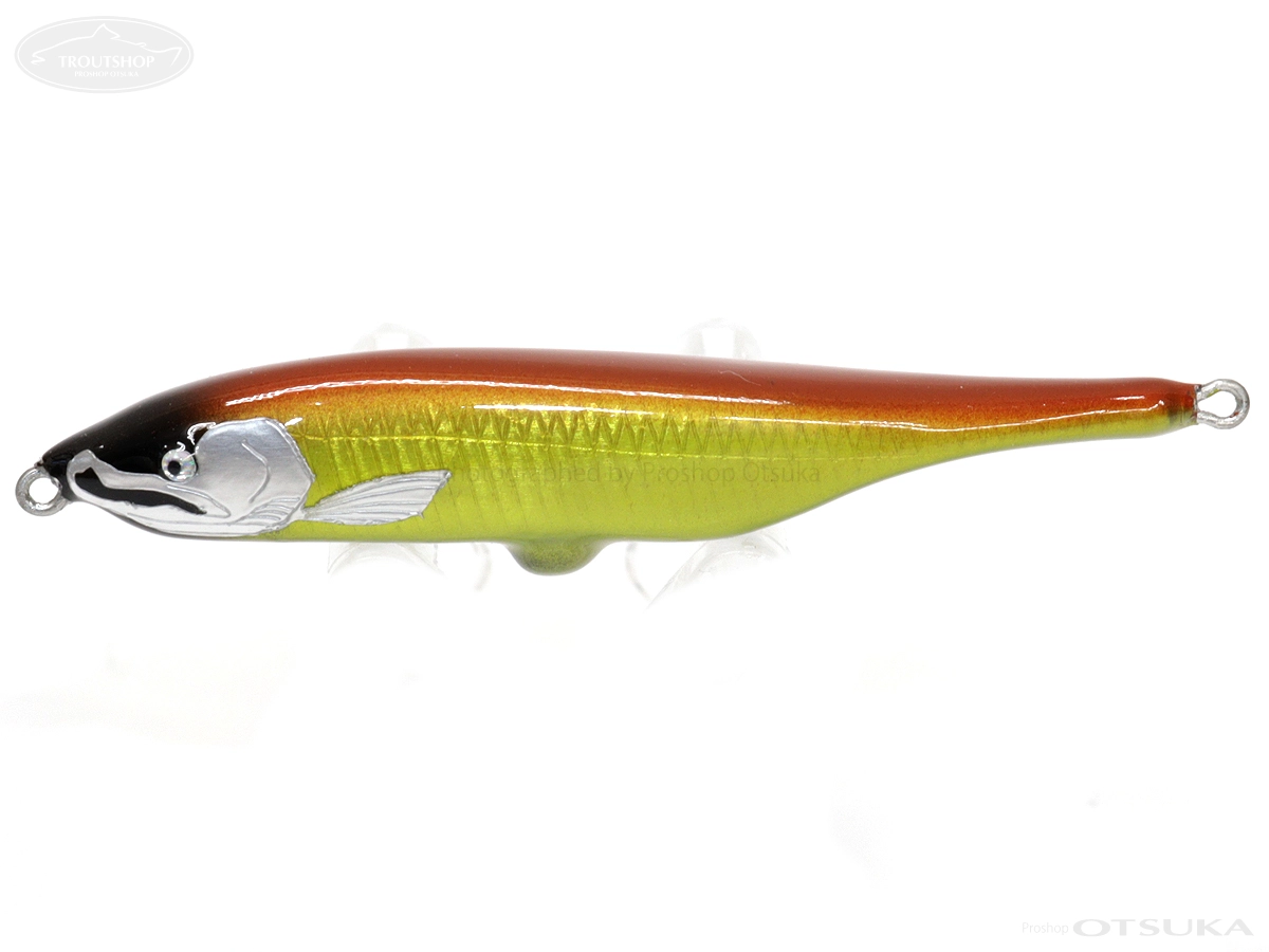 ルアースタジオヤマト ギンレイ 70 70mm  約12g シンキング　フックレス #赤金