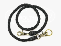 Wise custom leather chain - Leather chain 70cm #Burakku Total length 70cm