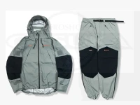 DRTディビジョンレーベルタックル キメラ レインスーツ マーモット×DRT  #グレー Lサイズ セットアップ