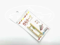 釣玄房 タナゴ仕掛け - 晴房 ひらリーフ仕掛け #4(26/3 道糸0.2号1.5m ウキ山吹8mm