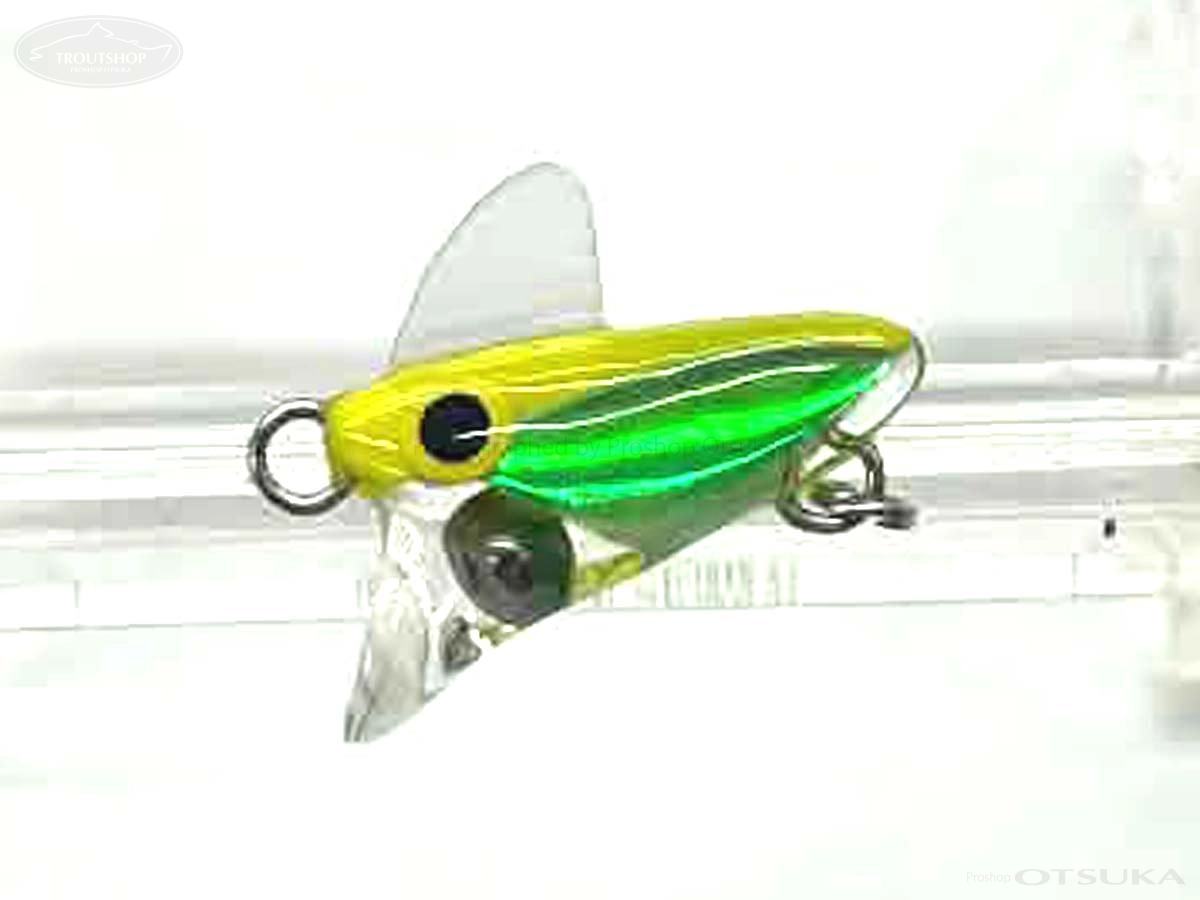 手のヒラアジ 豆ミノ20スタビライザー 20mm 約0.9g #ホーリーグリーン