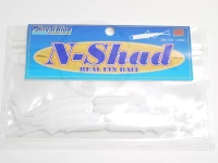 ロイヤルブルー N-シャッド -  #ホワイト 7cm(2.76インチ) FECO認定