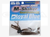 Royal Blue M-Shaker Small Rubber Jig -  1.8g Size 1592 Brown 1.8g FECO certified