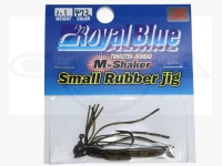 Royal Blue M-Shaker Small Rubber Jig -  1.1g Size 472 Grip Pan/Black 1.1g FECO certified