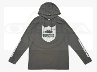 バスブリゲード アウターウェア - BRGDクラシックロゴ エリートドライフーディー #チャコール Lサイズ