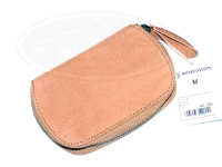 ワイズカスタム レザーワレット - M  #キャメル(スエード) 14.5X9cm