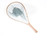 ワイズカスタム ランディングネット - WISE 70cm プレミアム #グリップ材:花梨 全長70cm 内径49.5cm 全幅34cm