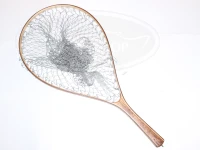 ワイズカスタム ランディングネット - WISE 90cm プレミアム #グリップ材:花梨 全長90cm 内径61cm 全幅42.5cm